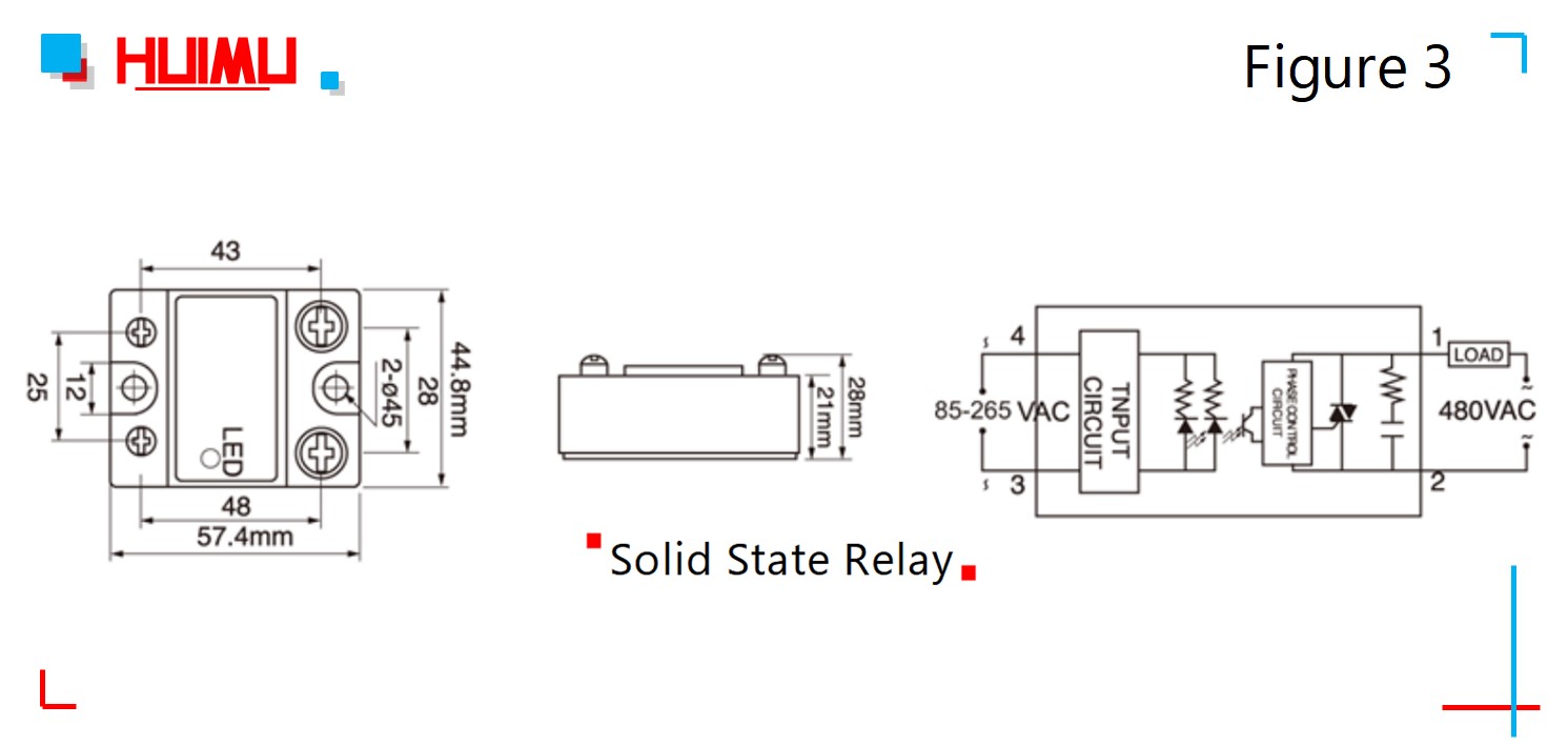 Ang diagram ng relay na estado ng solido